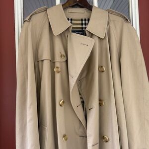 Burberry Tan Trench Coat